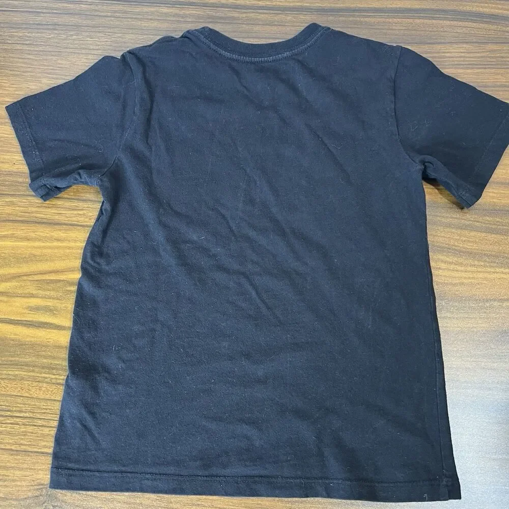 Dude It’s My Birthday Shirt Children’s Place Size 5-6 Short Sleeved Black